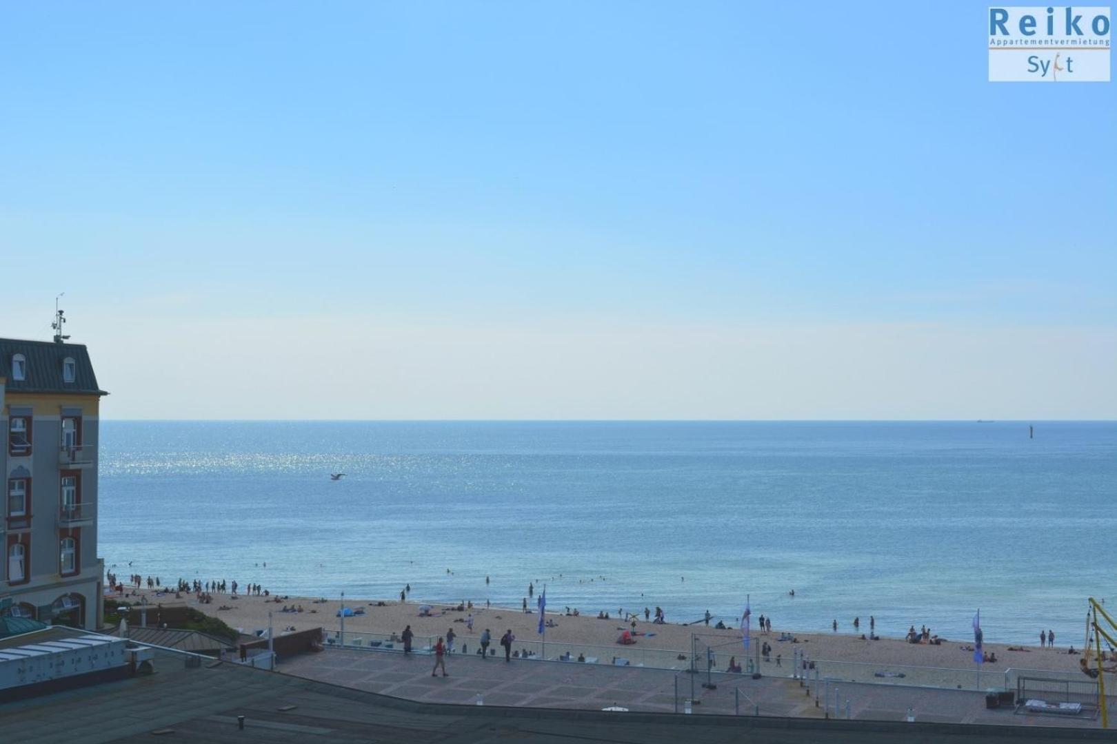 2-70, Seeseite Haus Am Meer, Toller Nordseeblick, Wlan, 1 Zi Westerland Bagian luar foto